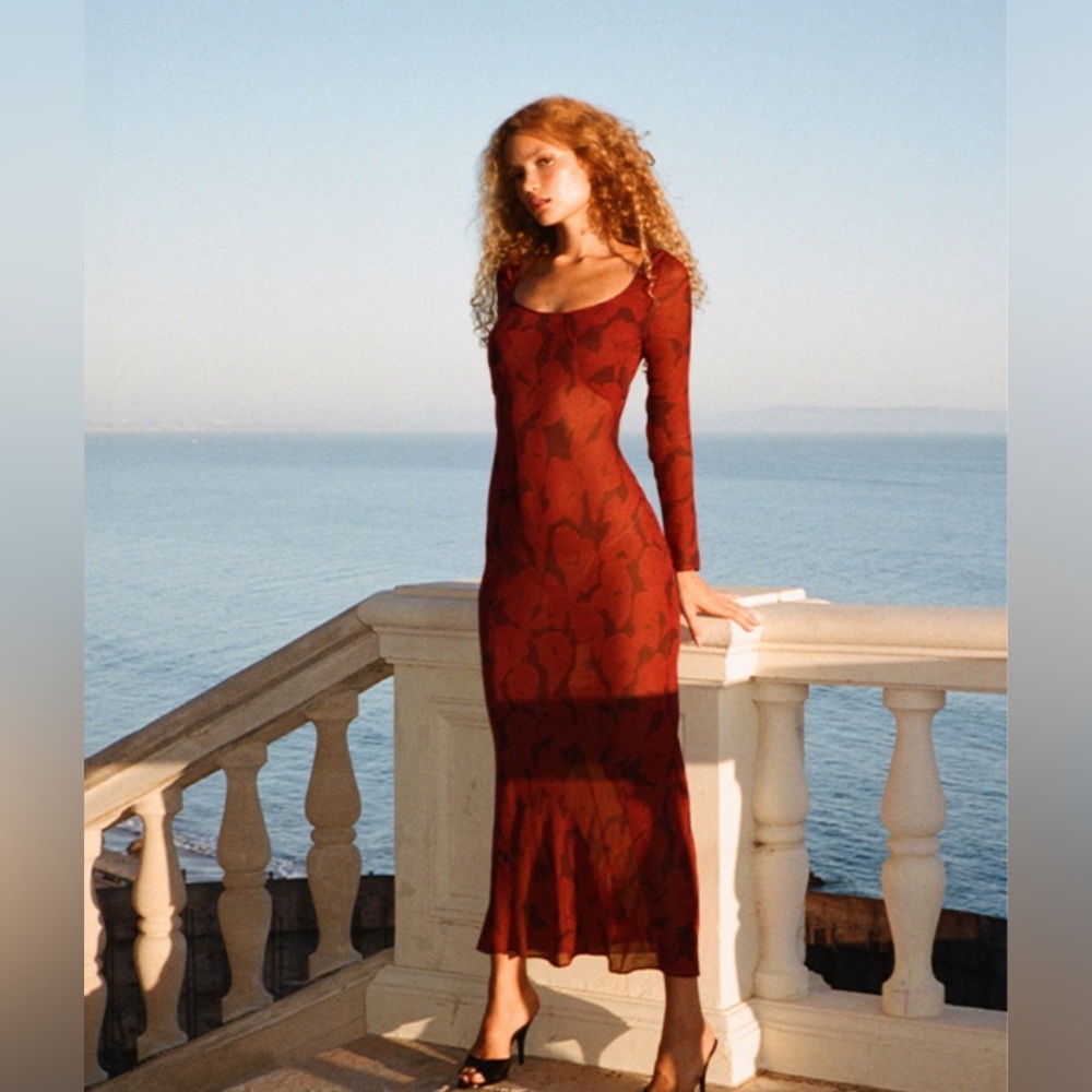 NWOT Realisation par the Inka dress in calla lily print Size S